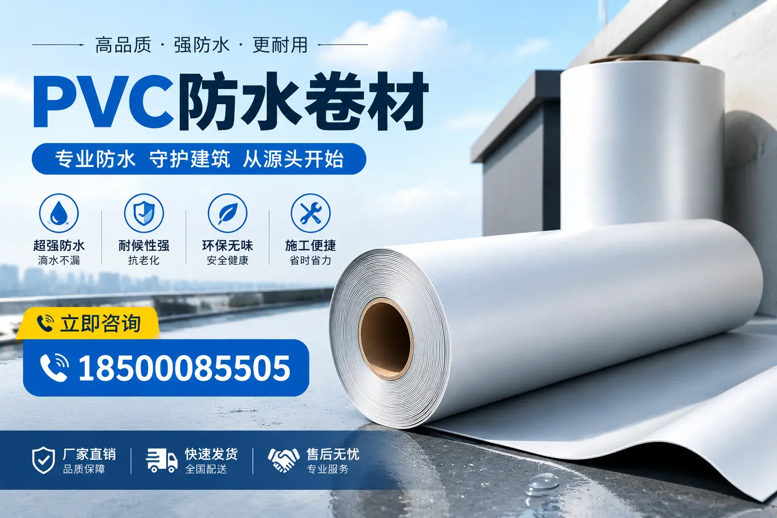 如何评估PVC防水卷材的性价比?台州消费者必看